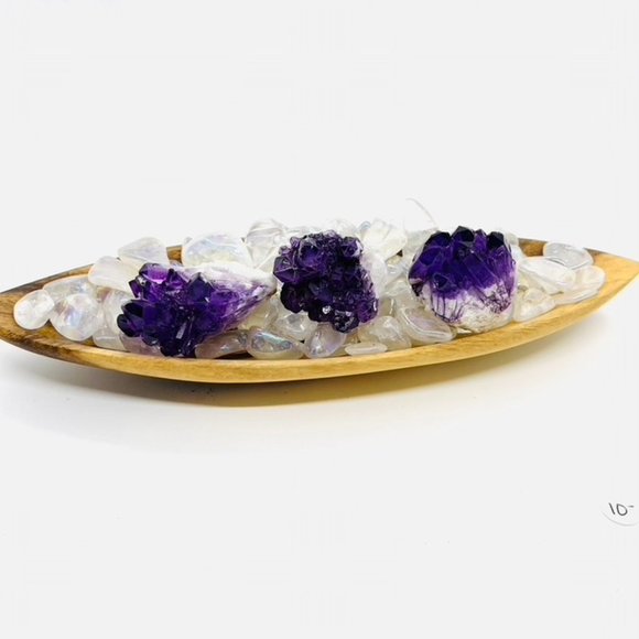 Dyed Deep Purple Quartz Cluster - Picture 2 of 5